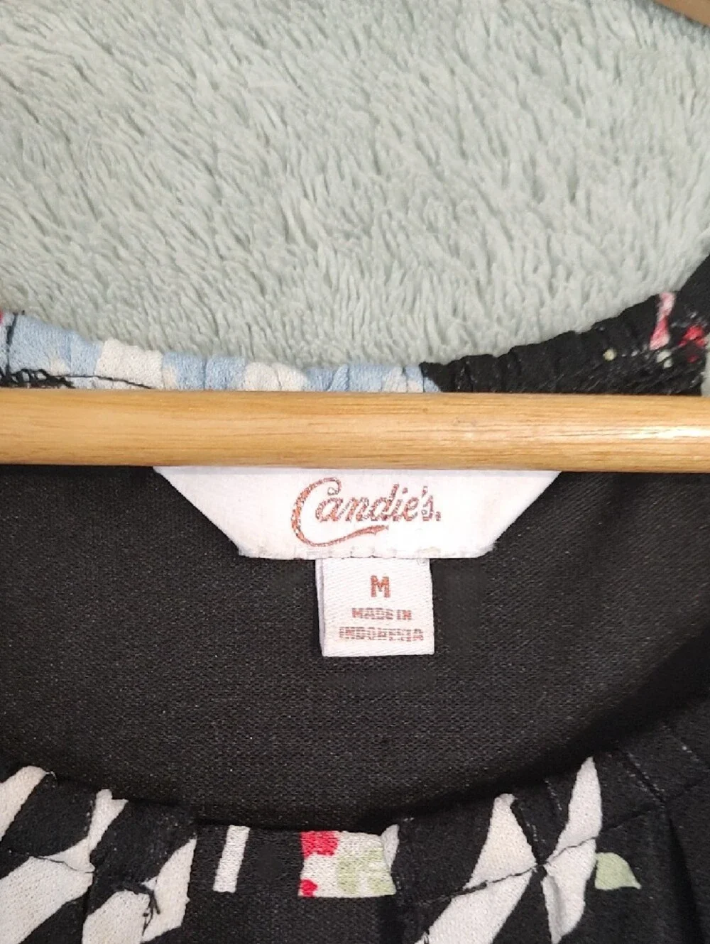 Candie's Black & Red Patchwork Halter Maxi Dress - Picture 12 of 15